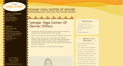 Desktop Screenshot of iyengaryogacenter.com