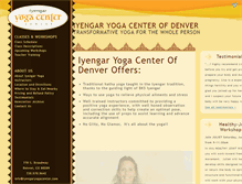 Tablet Screenshot of iyengaryogacenter.com